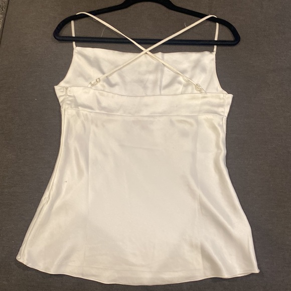 OntWelfth Silk white tank top size medium - Picture 4 of 8